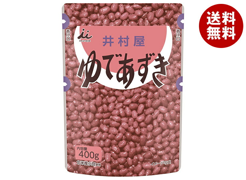 井村屋 ゆであずき 400gパウチ＊10袋入＊(2ケース) 5,392円