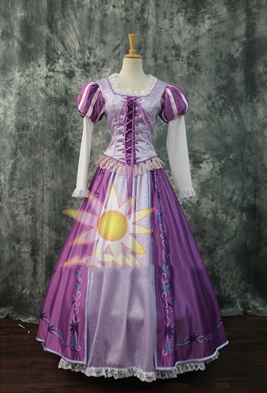 コスチューム コスプレ 衣装 ドレス プリンセスドレス プリンセス ドレス ハロウィン 仮装 女王 大きいサイズ 女性 レディース なりきり 大人用 コスプレ衣装 ロングドレス プリント ハロウイン