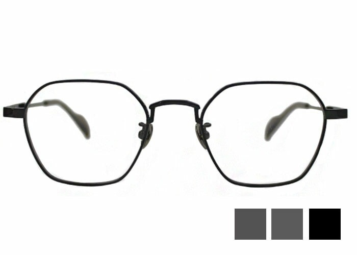 メガネ 19-0091 yy1 フルリム 日本製 チタン メンズ レディース 伊達 度付き 老眼鏡 遠近両用 50ロ21