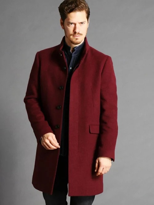 新品未着用タグ付きMONSIEUR NICOLE　スタンドカラーコート