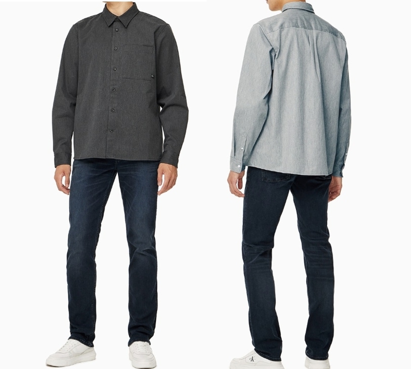 Melange Utility Shirt (J326189)