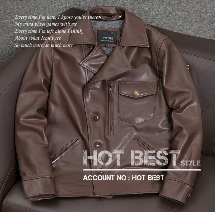 カウハイド 復刻40s アビエイタースタイル ギフト メンズ 革ジャン レザージャケット 染料仕上げ クロム鞣し 牛革