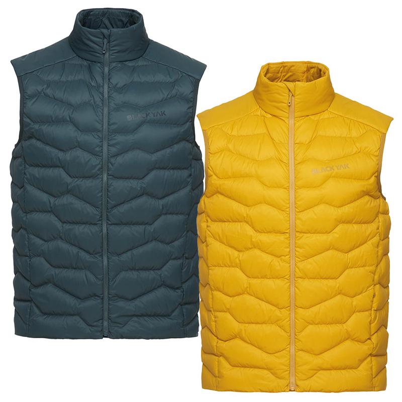25年新商品 DNS 男性グースダウン 90:10 Nikwax 撥水加工処理 軽量ベスト ユリノベスト 1BYVSWU006