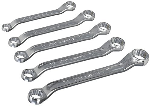 京都機械工具(KTC) 45度*6度ショートめがねレンチ セット 5本組 TM5S05