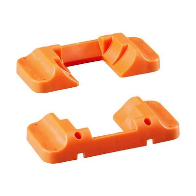 他サイト： ＴＲＵＳＣＯ CH75100-2S ７５パイ／１００パイキャスター用車止めとめたろう　２個１組 CH751002Sの商品画像