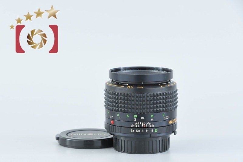 MINOLTA ミノルタ MD MACRO ROKKOR 50mm f/3.5