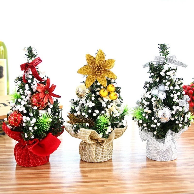 『クリスマス』クリスマスツリー 20CM ミニ 卓上型 装飾品 児童 クリスマスプレゼント 小サイズ30%までに制限