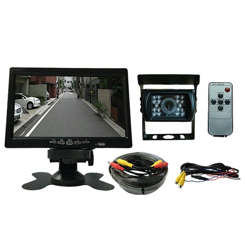 お7インチモニター＋LEDバックカメラ＋20Mケーブル 7インチTFT液晶モニター LEDバックカメラNB-OMT70SET