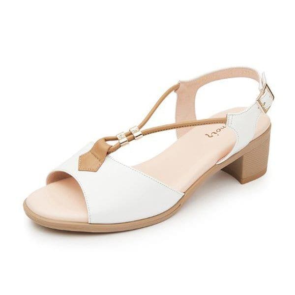 ルノワール 女性 ドレス 甲 調節 装飾 サンダル RENSAC4227K9