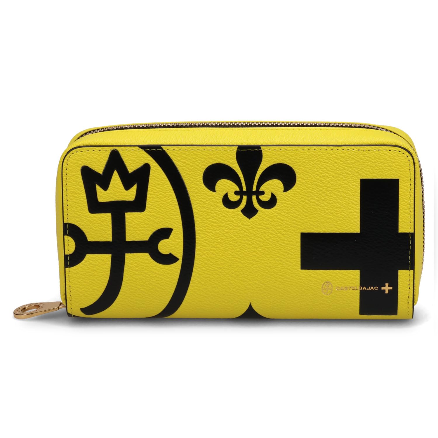 [カステルバジャック] ラウンドファスナー長財布 小銭入れあり ネゼル 081603 イエ ロー(YLW)