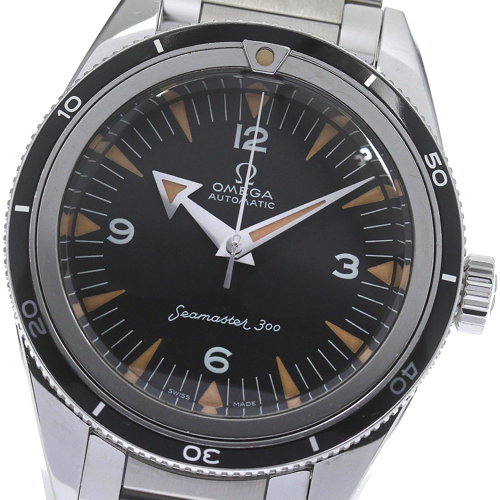 オメガ OMEGA 234.10.39.20.01.001 シーマスター300 1957 トリロジー コーアクシャル 自動巻き メンズ 箱保証書付き_828005【中古】