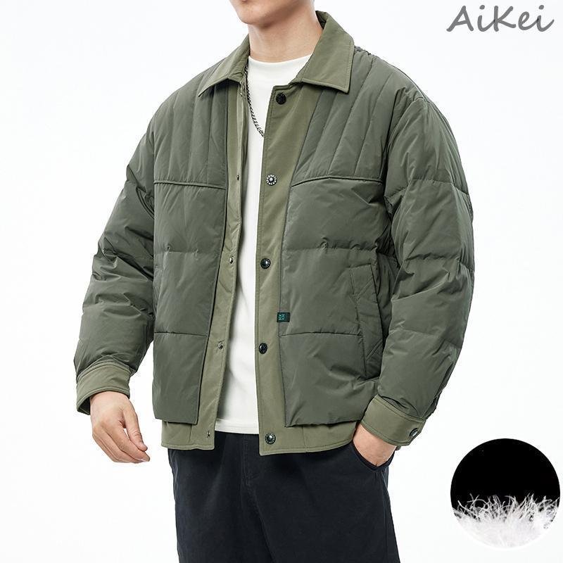 ダウンジャケット メンズ 軽量 防寒着 メンズ ダウン アウター メンズ コート メンズ アウター 冬 おしゃれ ブランド キルティング 10,949円