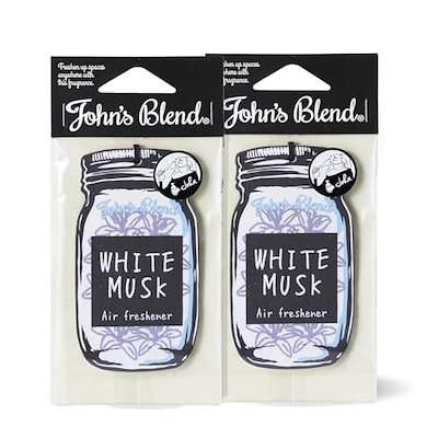 他サイト： ルームフレグランス エアーフレッシュナー ペーパー ホワイトムスク 2枚セット 吊り下げ OA-JON-1-1の商品画像