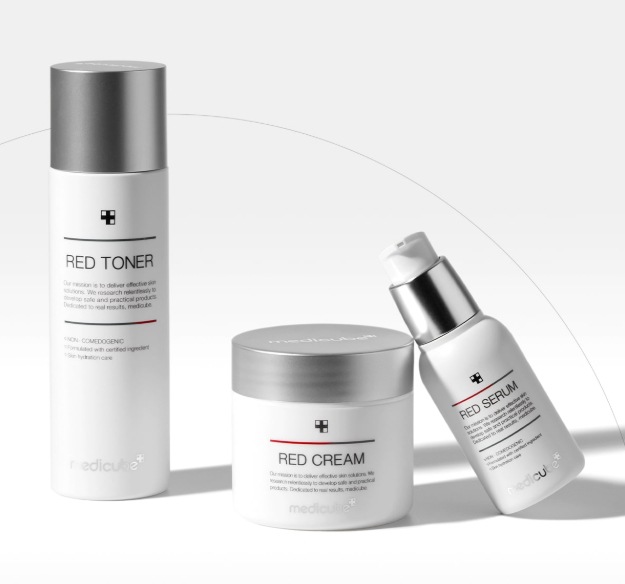 レッドライン2.0 3種(トナー+セラム+クリーム) SET//にきび肌に適したセラム/敏感肌/思春期大人にきび性肌/人工香料Noティーツリー香/エメラルド光エッセンス/つまらないさわやかさ/落ち着い