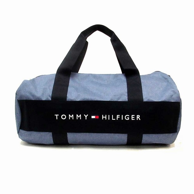 TOMMY HILFIGER トミーヒルフィガー トミー ロゴ シャンブレー ダッフルバッグ ボストンバッグ XA00022 970