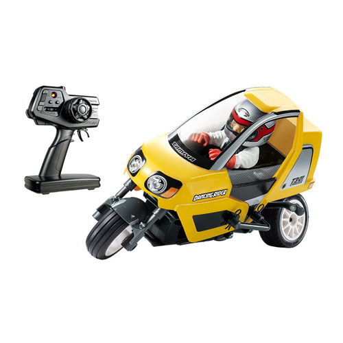 タミヤ 1/8 RCスターユニット トリプルホイール ダンシングライダー（完成モデル）(T3-01シャーシ）イエローボディ仕様【47385】 ラジコン T 47385 ダンシングライダー イエローボデ
