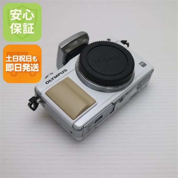 超美品 E-PM2 ホワイト ボディ デジ1 Canon 224