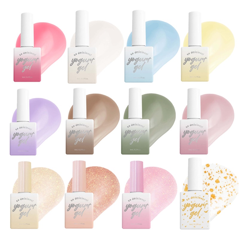 Yogurt Gel ジェルネイル 10本セット Yogurt Gel Magnet Gel Like a Bubble Edition 10 Color Gel