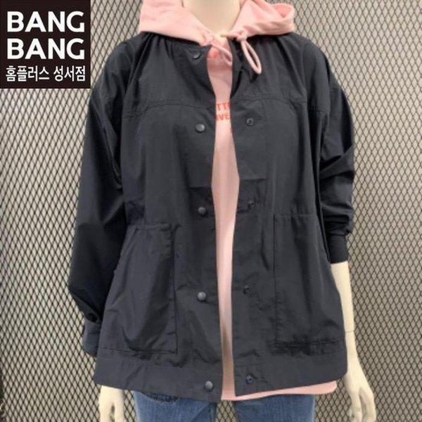 HC04 春の女性 シボリネック スナップ シングルレイヤー 薄手ジャンパー NUM109 (12565905)