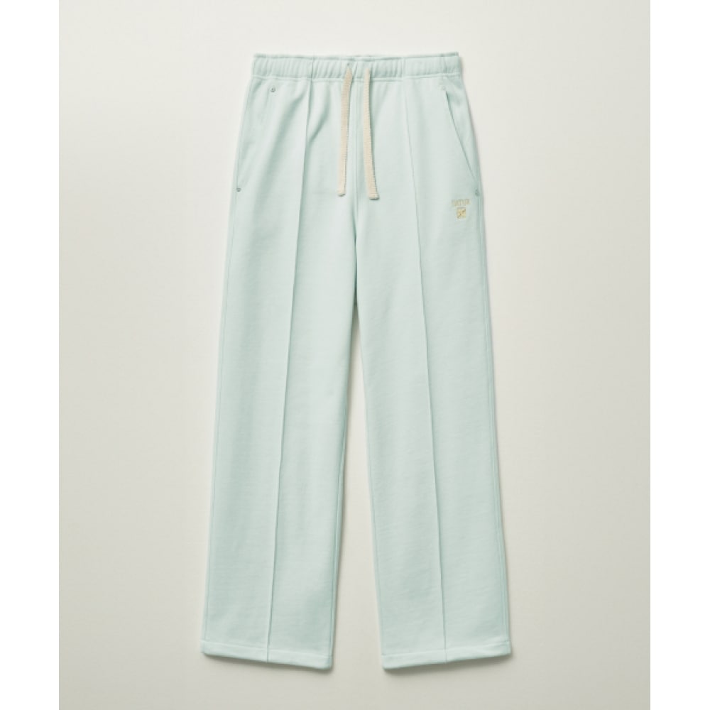 SATUR エトナ ラウンジ ストレート スウェットパンツ アイスブルー