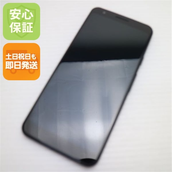 美品 Google Pixel 3a ジャストブラック 160
