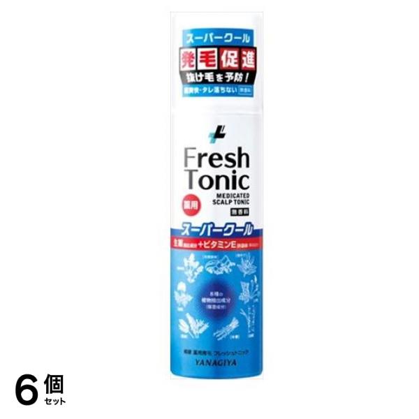 柳屋 薬用育毛 フレッシュトニック 無香料 スーパークール 190g 6個セット