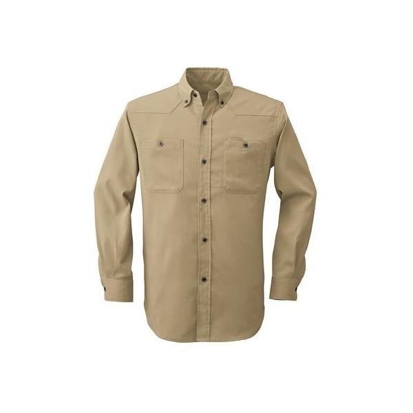 4930269027196 SMART WORK WEAR SW515 メンズ／レデイースウエスタンシヤツ 色：ライトブラン サイズ：S 4930269027196 SMART WORK WEAR SW515 メンズ／レデイースウエスタン