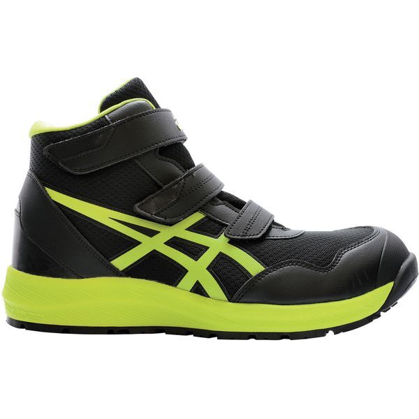 ウィンジョブCP216 ブラックXネオンライム1273A076.00126.0 WINJOB CP216 ブラックXネオンライム 26.0cm プロテクティブスニーカー メーカー直送