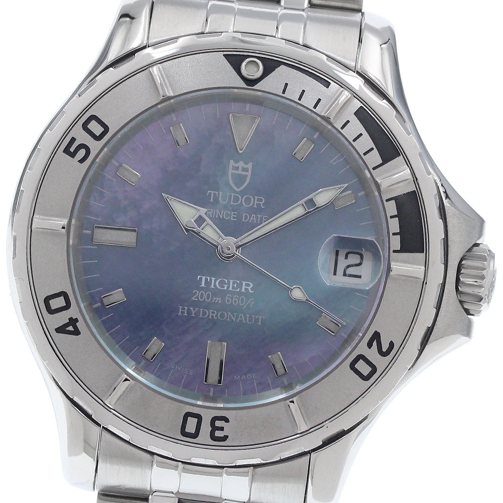 チュードル TUDOR 85190 ハイドロノート タイガー デイト 自動巻き メンズ 良品 _956318【中古】