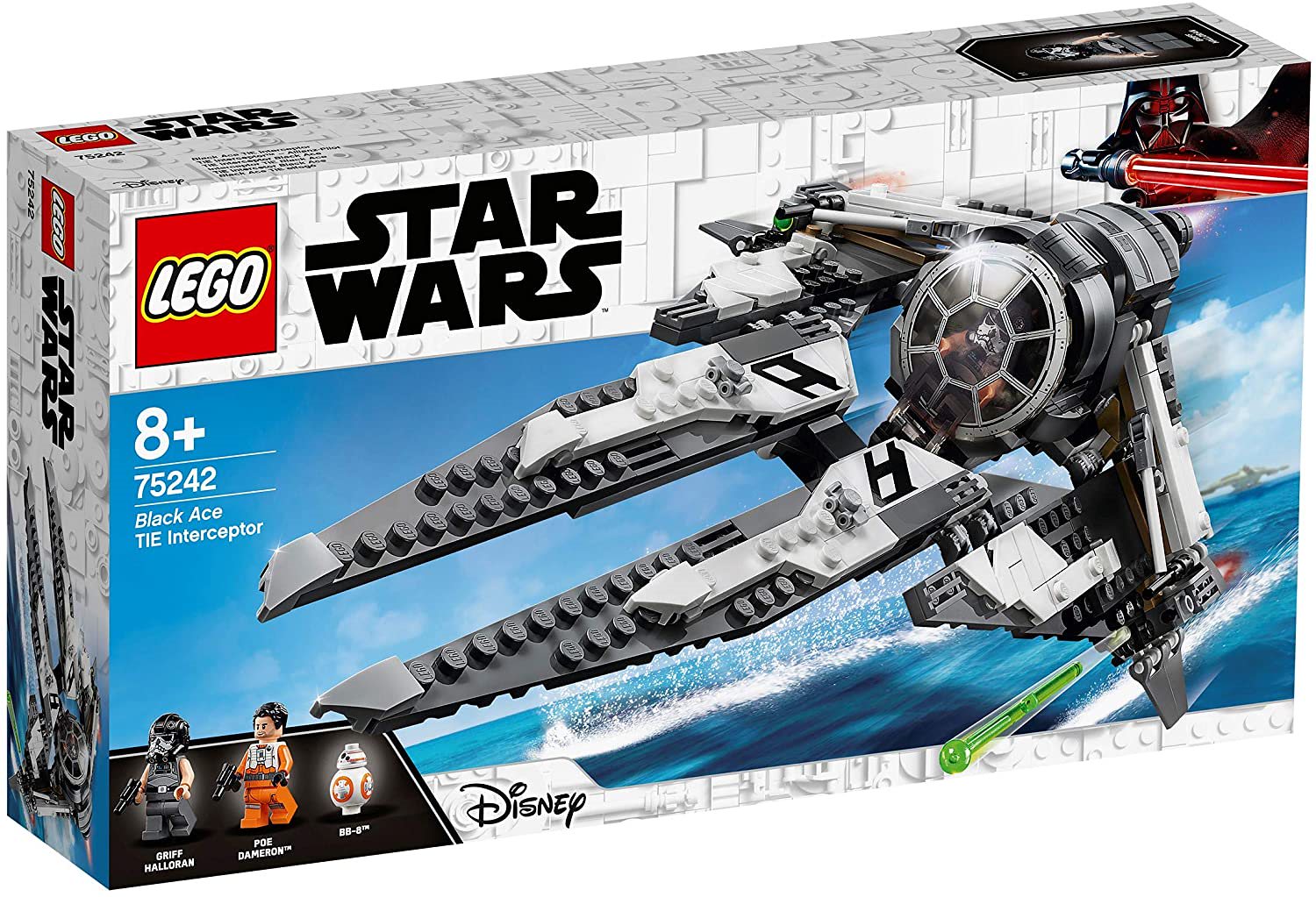 スターウォーズ ブラックエース　タイ　インターセプター 75242