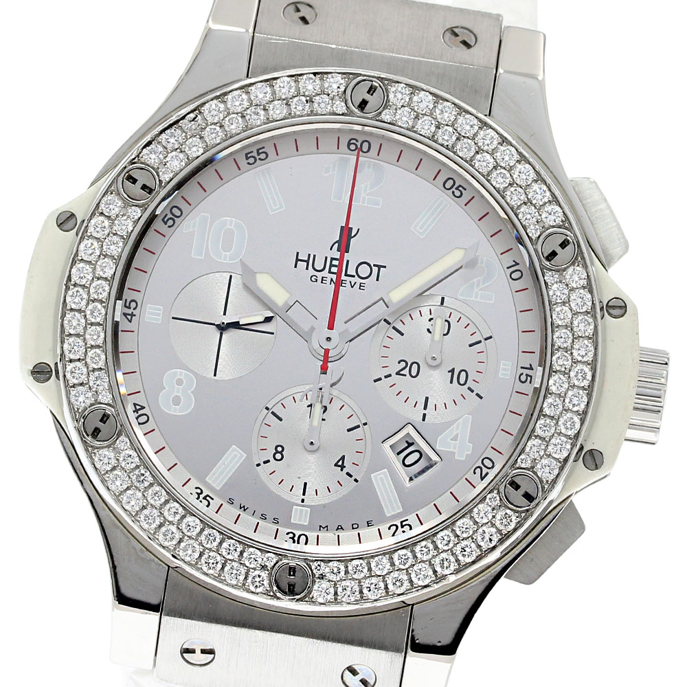 ウブロ HUBLOT 301.SE.001.RW.114 ビッグバン ダイヤベゼル クロノグラフ 自動巻き メンズ _834999【中古】
