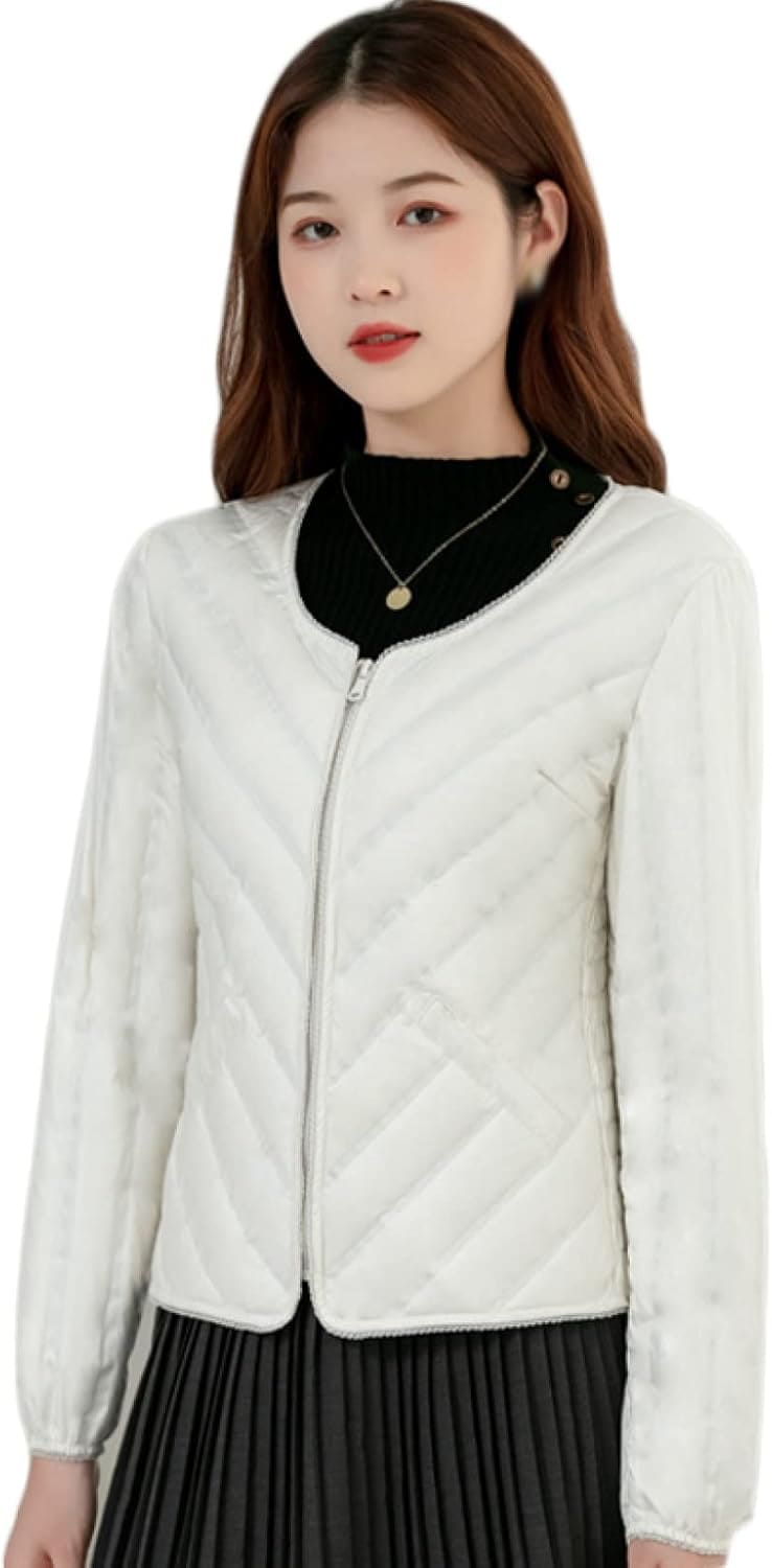 ショート丈 ダウンジャケット レディース アウター 大きいサイズ 軽量 薄手 撥水 無地 シンプル 秋冬 コンパクト ライト ダウン コート 防寒 防風 暖かい ダウンコート ジャケット おしゃれ 可