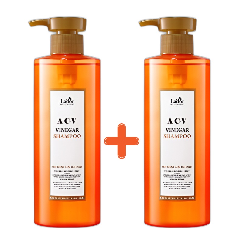 [カズハpick!] アドル ビーガン リンゴ 酢 シャンプー 430ml + 430ml (脂性頭皮/匂い/油気/角質除去)
