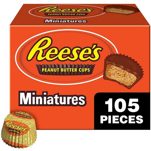 リーセス Reeses ピーナッツバターカップ 8g x 105個入り