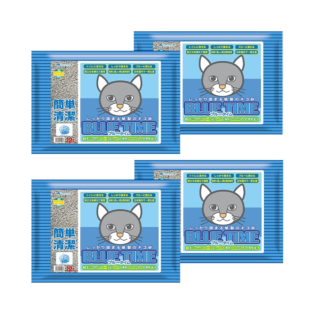 猫砂　サンメイト　ブルータイム　１２ＬX４袋　お一人様１点限り　ＣＲＣ30―14―20―10―00