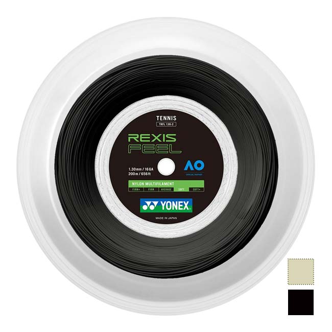 ヨネックス(YONEX) レクシスフィール (1.25mm／1.30mm) 200ｍロール 硬式テニス マルチフィラメントガット 並行輸入品 TRFL125-2／TRFL130-2(24y5m)