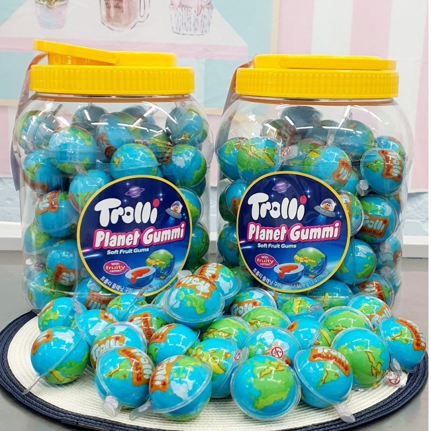 【2セット】地球グミ PLANET GUMMI 61個*2 /保冷包装 SNS話題 人気お菓子 大容量 プレゼント 輸入グミ 韓国お菓子