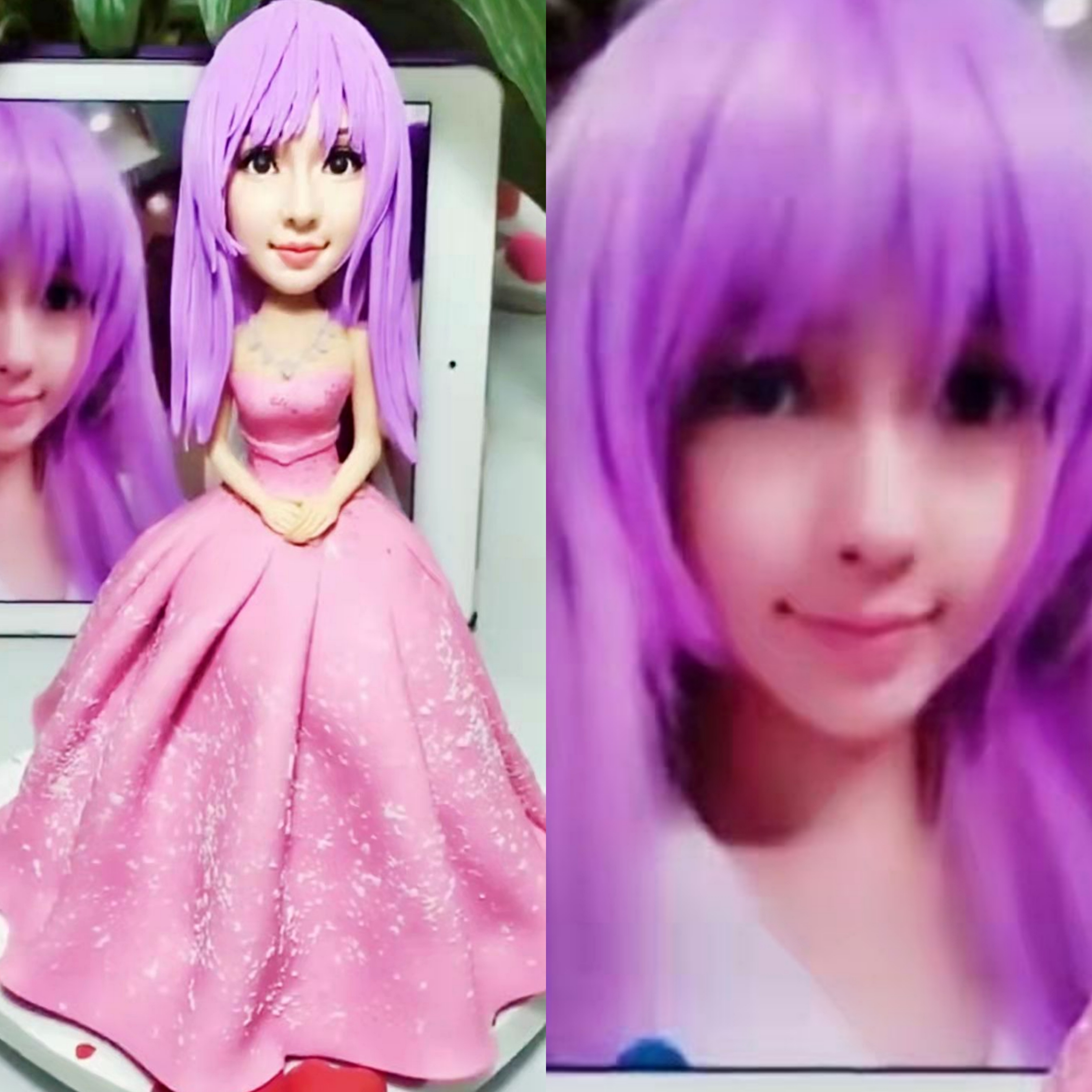 【オーダーメイド】3D肖像画 似顔絵 人形 フィギュア 彼氏 彼女 誕生日 ケーキトッパー 記念日 カップル 友達 プレゼント