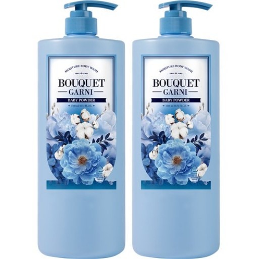 モイスチャー バディウォッシュ ベビーパウダー 1500ml x 2個 (鎮静/弾力/保湿/栄養供給/活力/しわ防止) 4,950円
