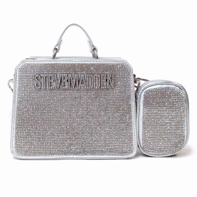 スティーブマデン バッグ ショルダーバッグ ハンドバッグ2way　ラインストーンバッグ　小物入れ付　 BEVLYNRR RHINESTONE