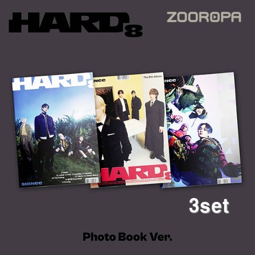 [PHOTOBOOK VER/3종세트] 샤이니 SHINee HARD 8집