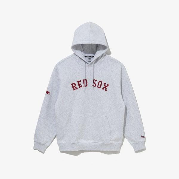 [] MLB ボストン・レッドソックス チーム レタリング フード ヘザーグレー_14536470