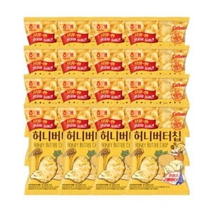 カルビー ハニーバターチップ 60g 16袋入(ボックス)韓国お菓子 ポテトチップス おつまみ お菓子 韓国流通版