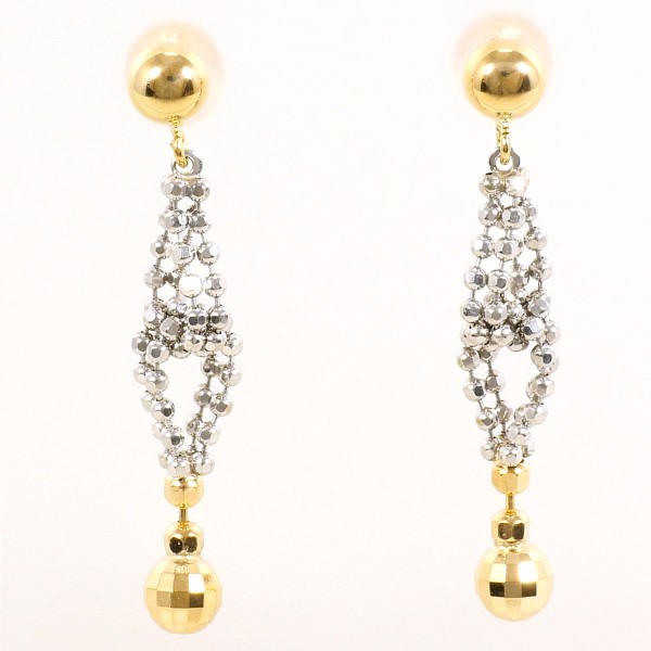 PT K18YG ピアス 総重量約1.8g ジュエリー 中古