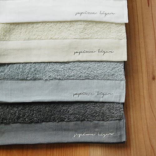 【本日限定価格】 オーガニックコットン天衣無縫 S-CGY チャコールグレー バスタオル スーピマレ