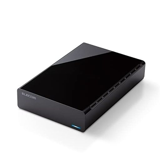 外付けHDD ハードディスク 4TB テレビ録画用/MAC/WINDOWSブラック ELD-HTV040UBK