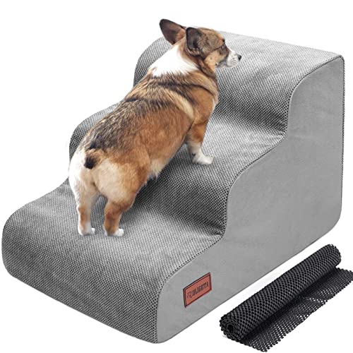 犬用ステップ 3段 ドッグステップ 犬用スロープ 犬用踏み台 犬用階段 小型犬 室内犬 高齢犬 滑り