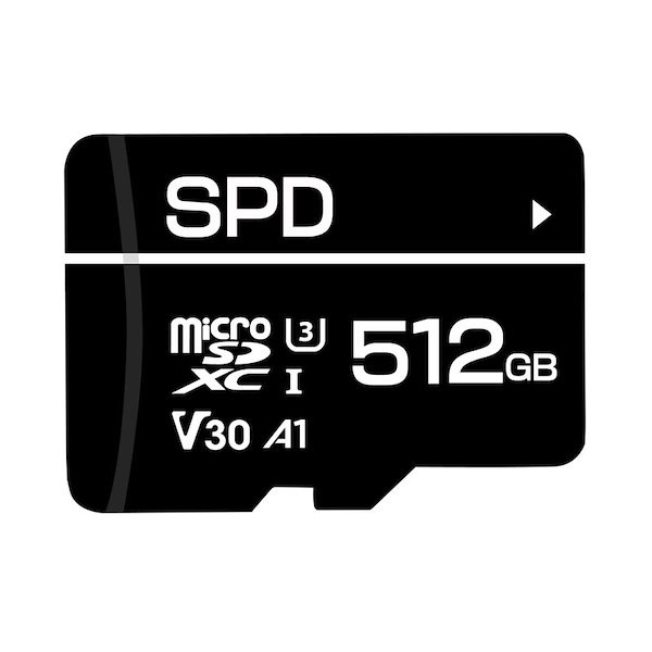 microSDXC SPD 512GB R:100MB s W:80MB s U3 V30 4K対応 A1 Nintendo Switch DJI OSMO  GoPro 動作確認済 5年保証 ゆうパケット送料無料