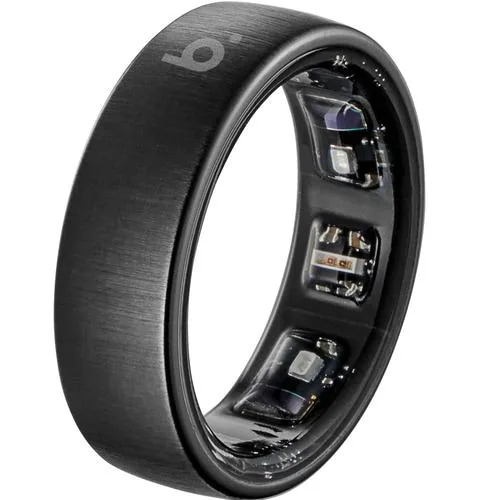 b.ring BP125TNBK1 Pro モデル スマートリング チタン AI 健康管理 睡眠管理 サイズ 12 b.ring G2 PRO Bluetooth対応 ブラック