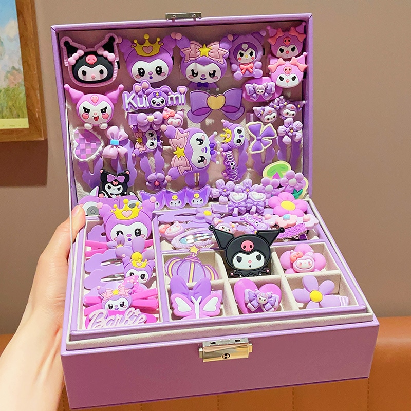 玉桂犬女の子誕生日プレゼント10歳女の子髪飾りプレゼントセットプリンセスアクセサリーケース実用的なプレゼント